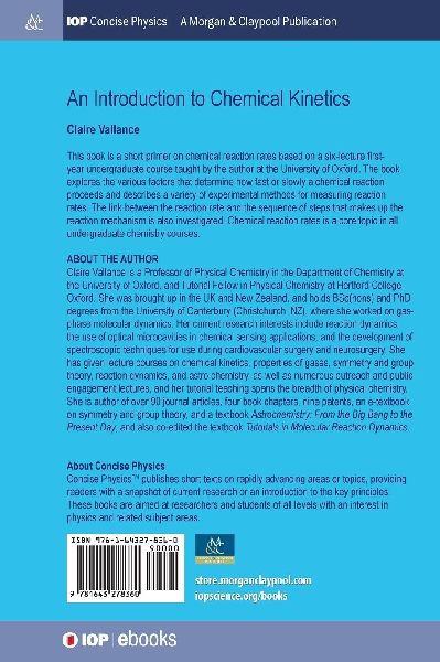 An Introduction to Chemical Kinetics 