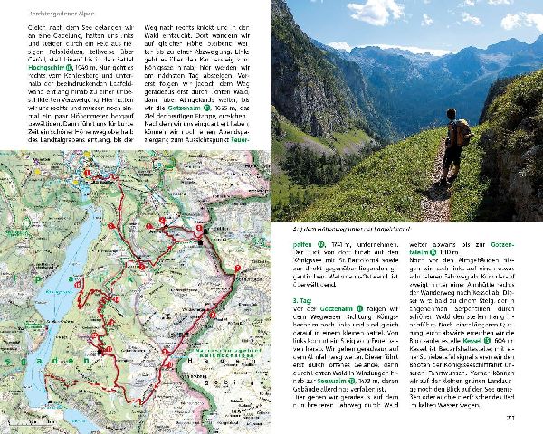 ROTHER Wanderbuch Hüttentouren Bayerische Alpen mit angrenzendem Tirol. 30 Touren für 2-4 Tage 