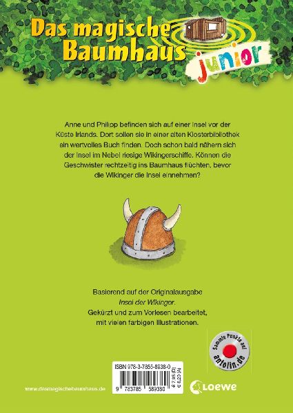 Das magische Baumhaus junior 15 - Abenteuer bei den Wikingern 