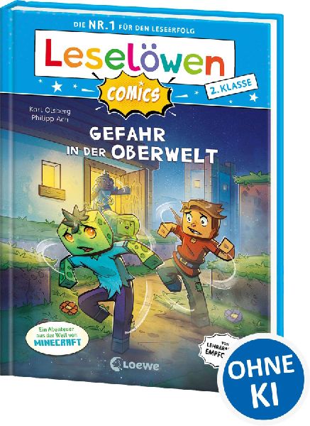 Leselöwen Comics 2. Klasse - Gefahr in der Oberwelt