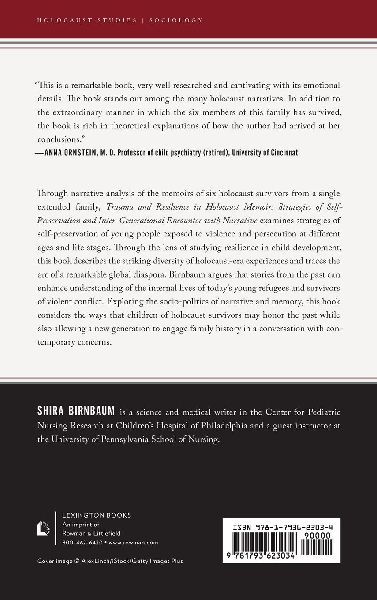 Trauma and Resilience in Holocaust Memoir 