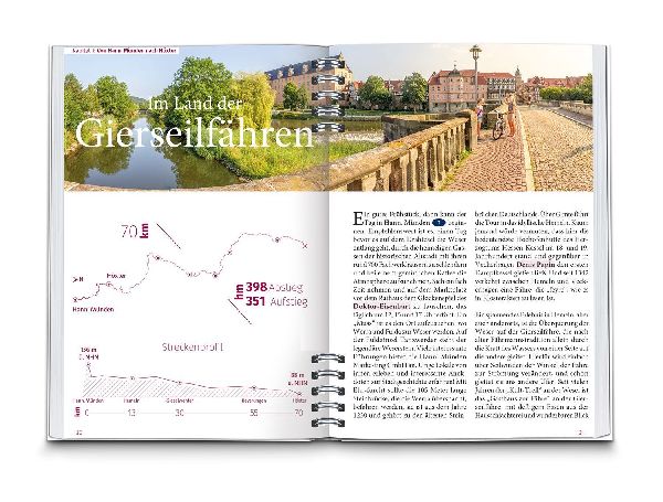 KOMPASS Radreiseführer Weser-Radweg 