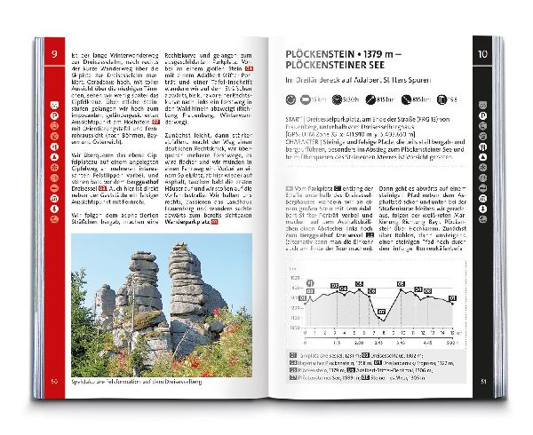 KOMPASS Wanderführer Bayerischer Wald, Cham, Bodenmais, Zwiesel, Freyung, Passau, 60 Touren mit Extra-Tourenkarte 