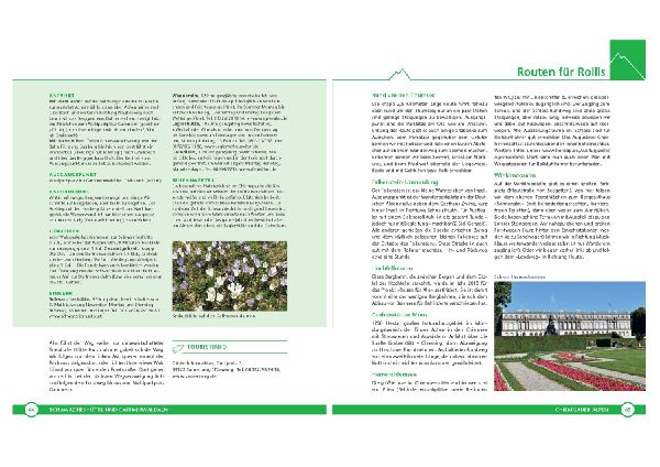 Wandertouren für Senioren. 44 Routen zwischen Berchtesgaden & Füssen plus Routen für Rollstuhl und Rollator. Auch für Kinderwagen geeignet. 