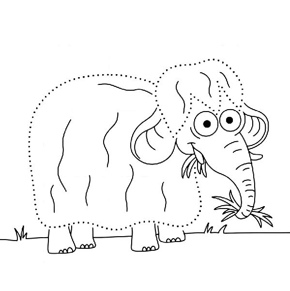 Punkt-zu-Punkt-Malblock 