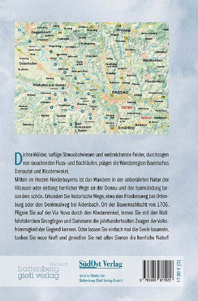 Wanderführer Bayerisches Donautal & Klosterwinkel 