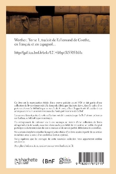 Werther. Tome 1 