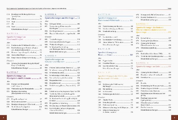 Die Anatomie der Sportverletzungen 