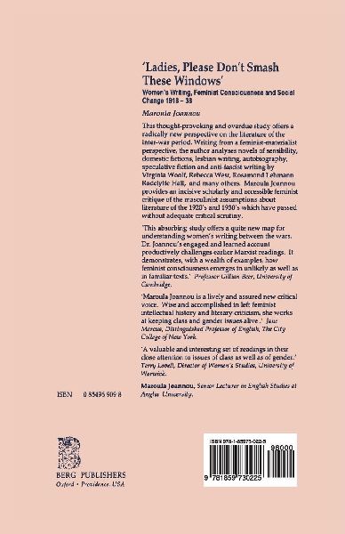 Ladies, Please Don't Smash These Windows 