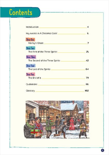 A Christmas Carol: Full Text with Annotations and Key Quotations 