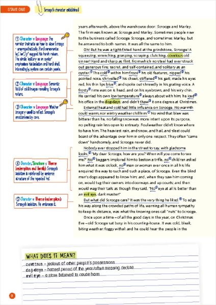 A Christmas Carol: Full Text with Annotations and Key Quotations 