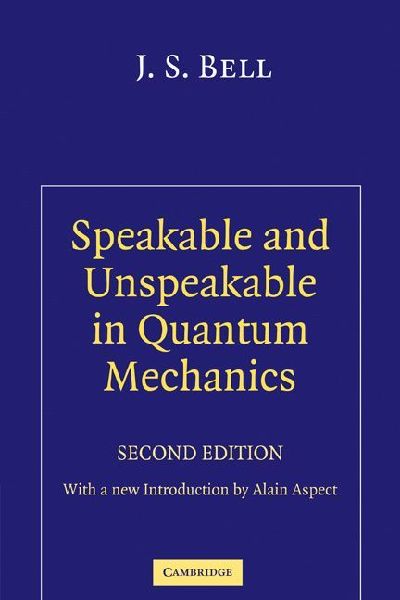 Speakable and Unspeakable in Quantum Mechanics