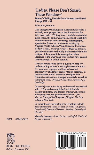 Ladies, Please Don't Smash These Windows 