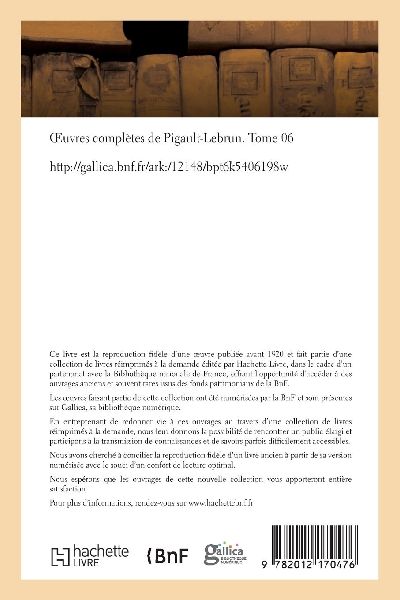Oeuvres Complètes de Pigault-Lebrun. Tome 06 