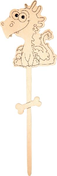 Knatterdrachen aus Holz zum Bemalen 