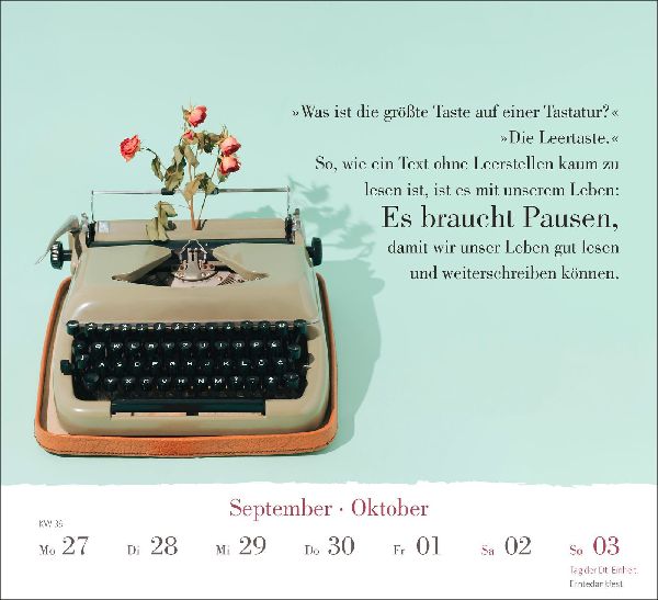 Wochenkalender 2027: Mutig leben 