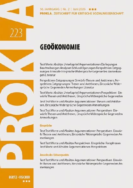 Kritik der Geoökonomie