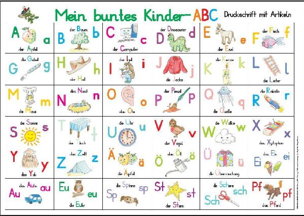 Mein buntes Kinder-ABC