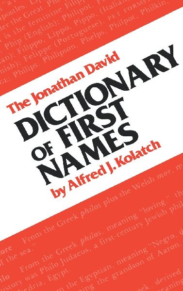 The Jonathan David Dictionary of First Names