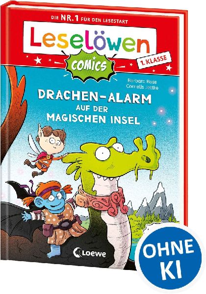 Leselöwen Comics 1. Klasse - Drachen-Alarm auf der magischen ...
