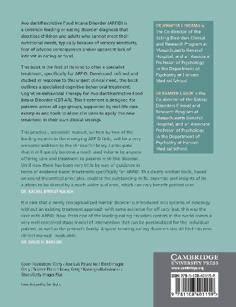 Cognitive-Behavioral Therapy for Avoidant/Restrictive Food Intake Disorder 