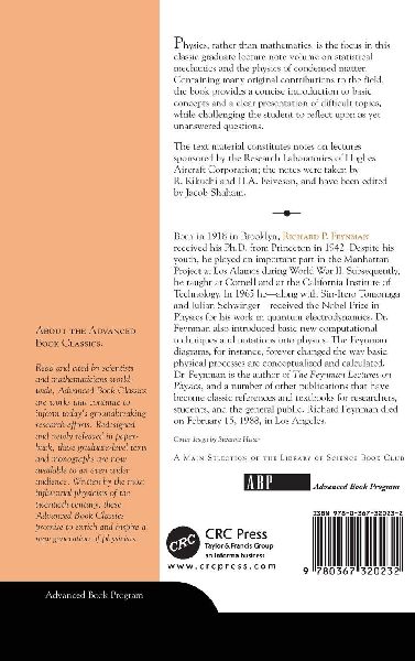 Statistical Mechanics 