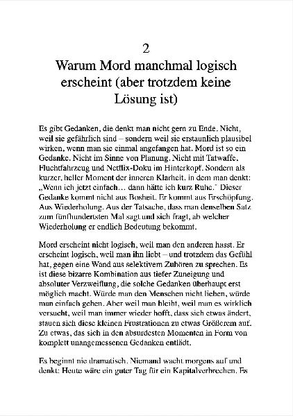 WIE MAN SEINEN EHEMANN NICHT UMBRINGT 