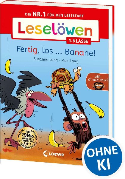Leselöwen 1. Klasse - Jim ist mies drauf - Fertig, los...Banane!