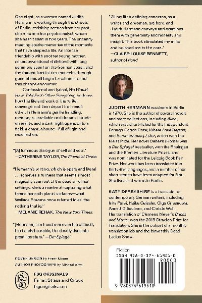 We Would Have Told Each Other Everything 