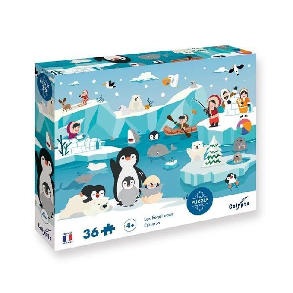 Polartiere 36 Teile Puzzle